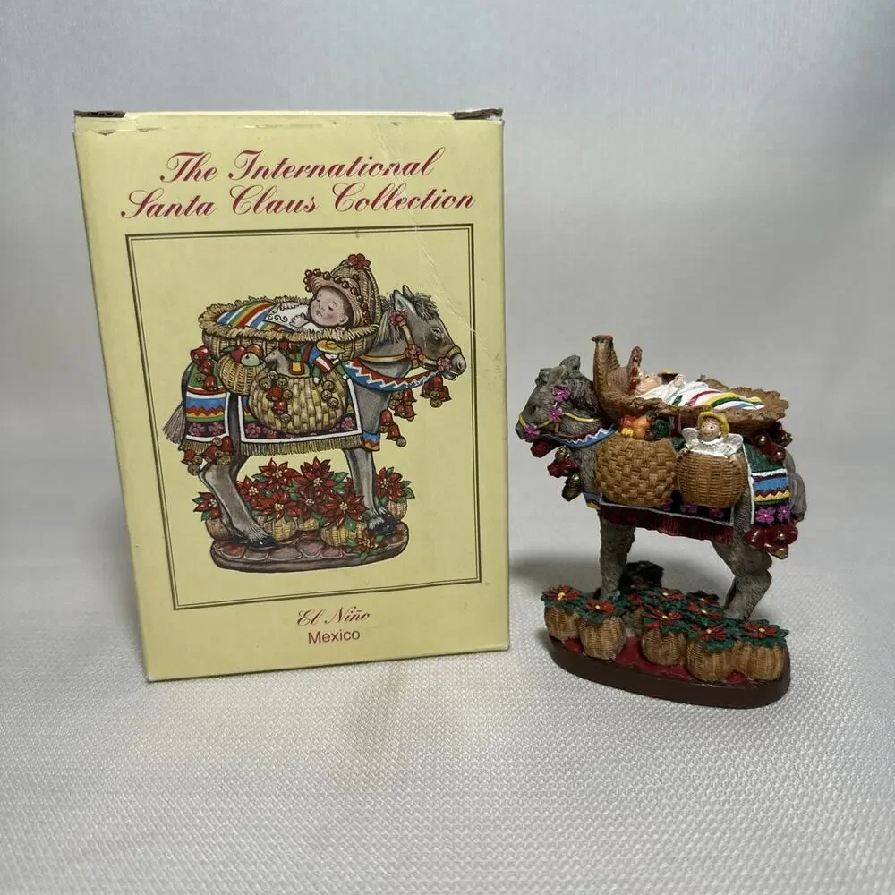 Vintage International Santa Claus El Nino Mexico Christmas Figurine SC51 W Box